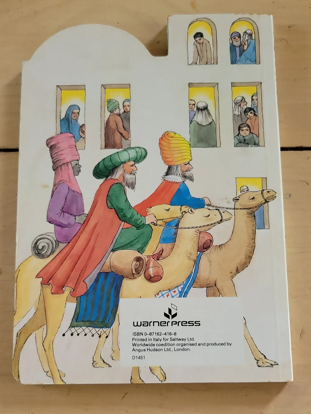 Authentic 1987 The Manger By Pam Mara Boardbook